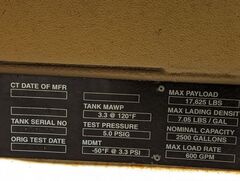 2020 OSHKOSH FRESH WATER TRUCK TANK - Image 8