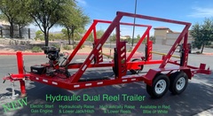 2022 REEL-EEZE DRHT-Dual Reel Hydraulic Trailer - Image 1