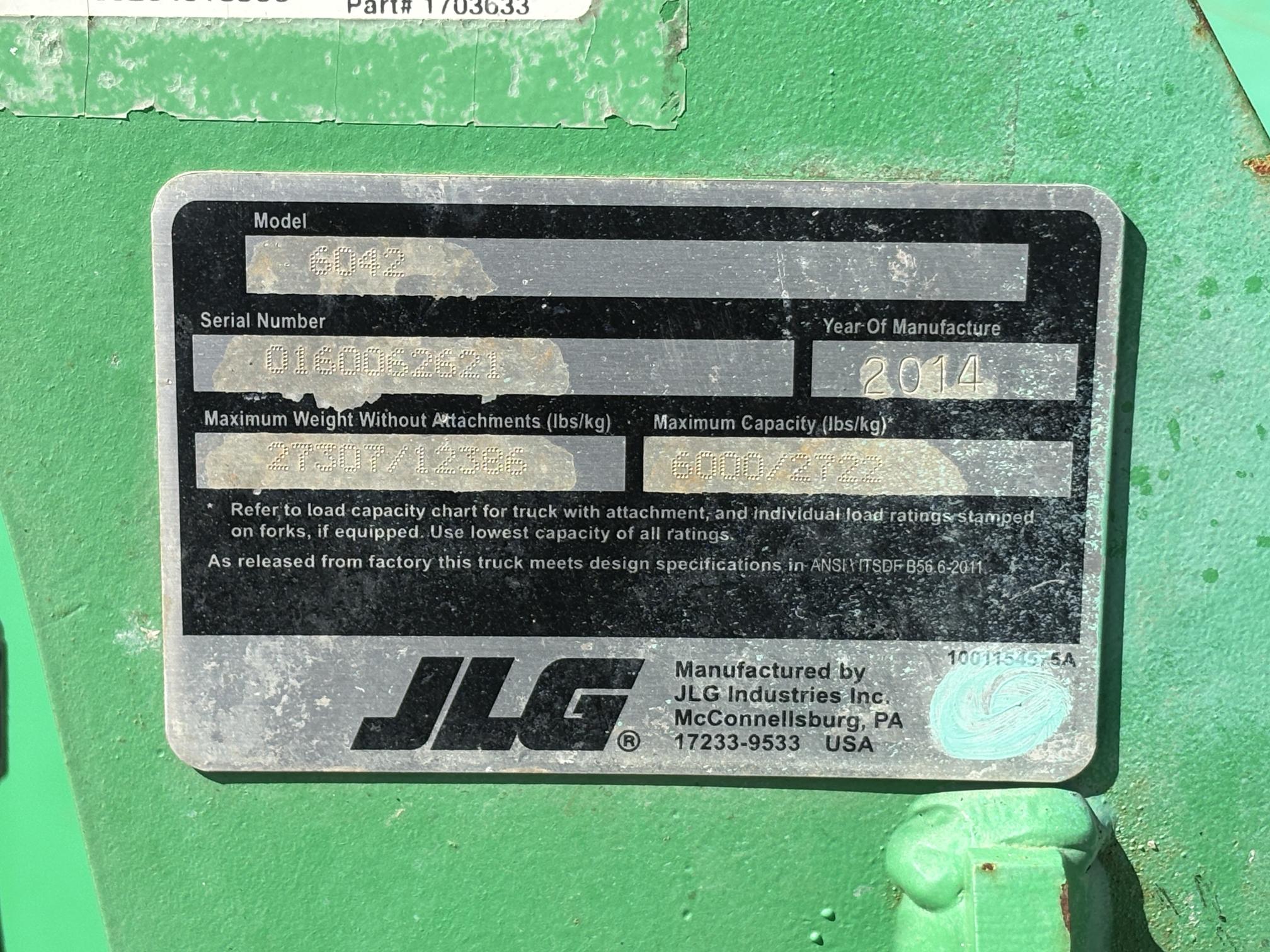 2014 JLG 6042 - Image 48