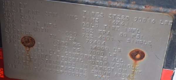 2016 BETTER BUILT TRAILER 40 FT Asphalt Equipment - view 9 of 10