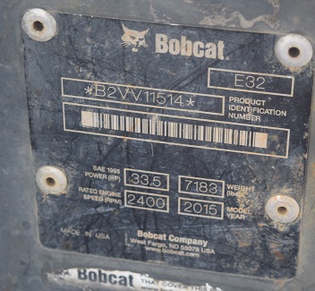 2015 BOBCAT E32 - Image 22
