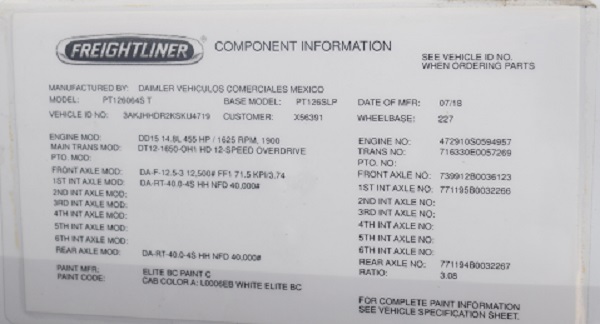 2019 FREIGHTLINER Cascadia - Image 4