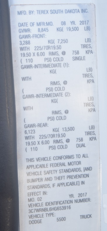 2017 DODGE RAM 5500 - Image 24