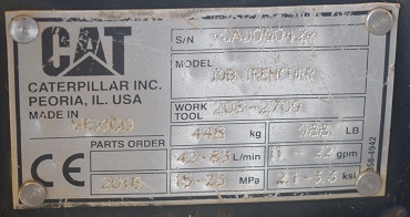 2015 CATERPILLAR T9B Large diameter spoil auger - Image 3