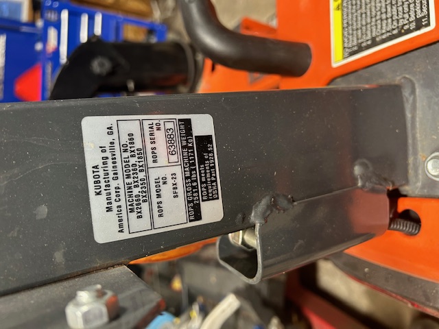 2012 KUBOTA BX1860 - view 7 of 7