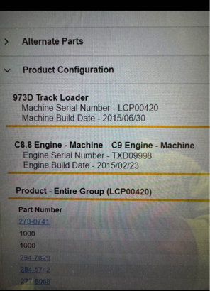 2015 CATERPILLAR 973D - view 10 of 11