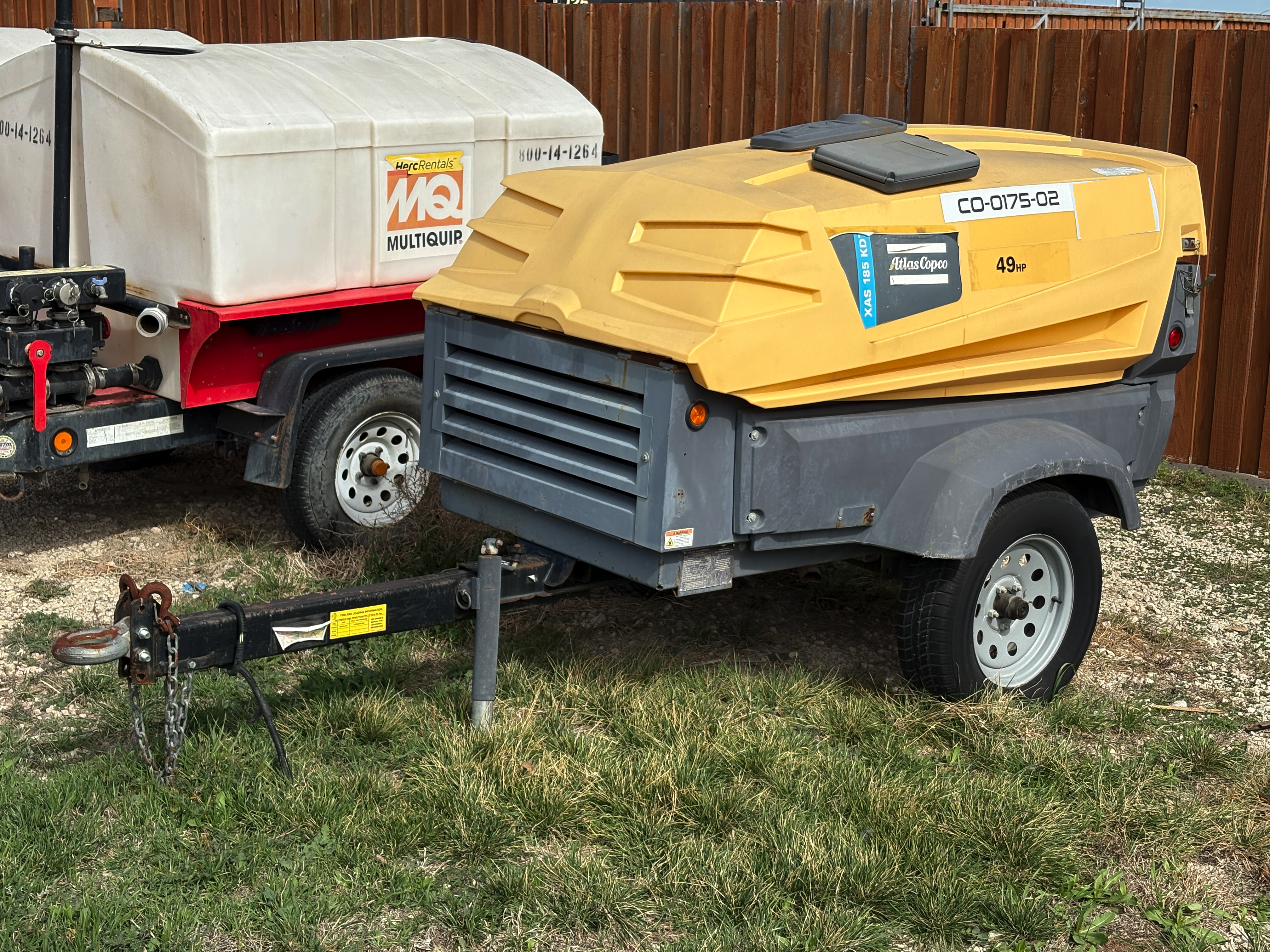 2018 ATLAS COPCO XAS 185 KD7 T4