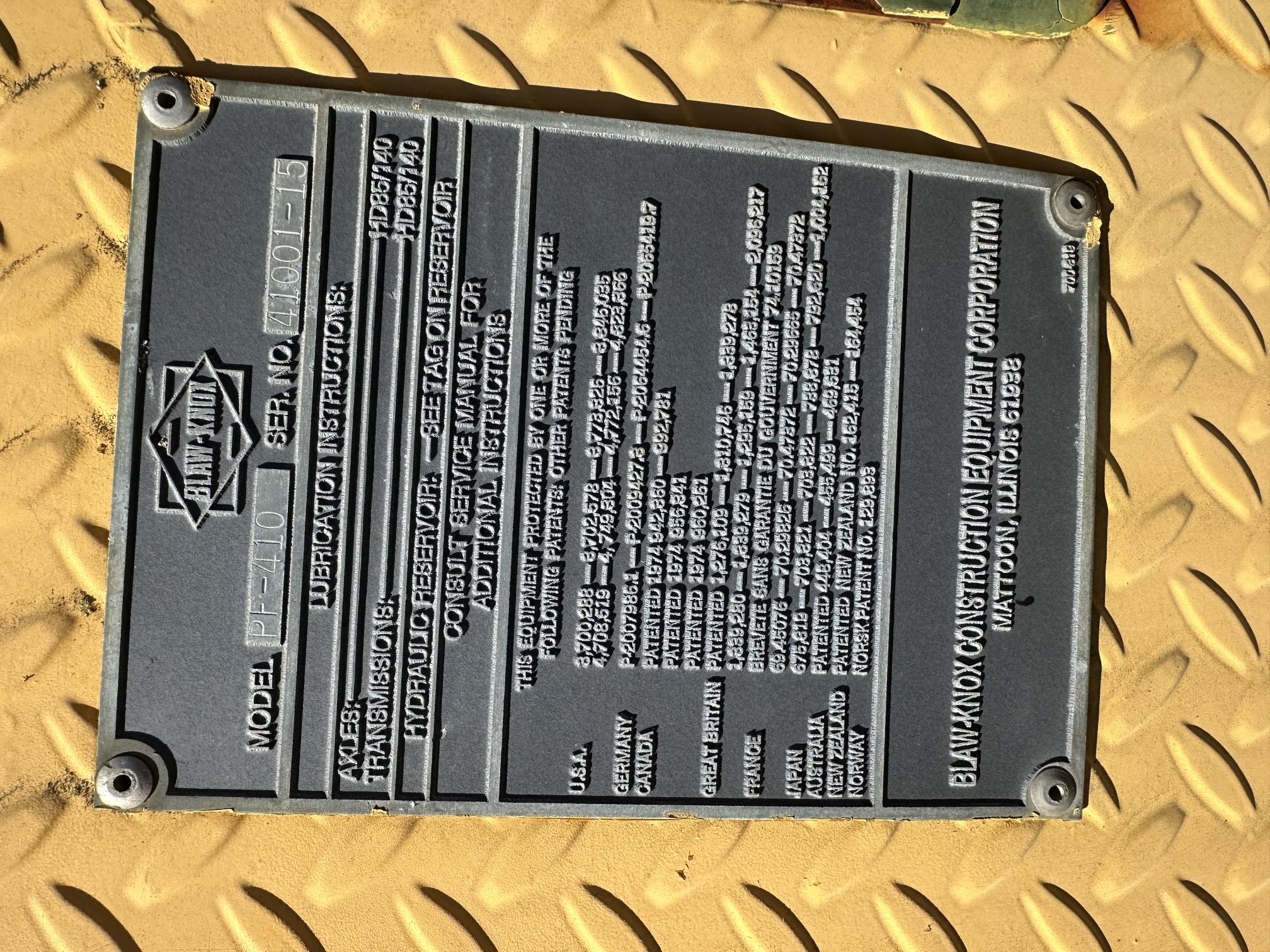 1994 BLAW-KNOX PF-410 - Image 41