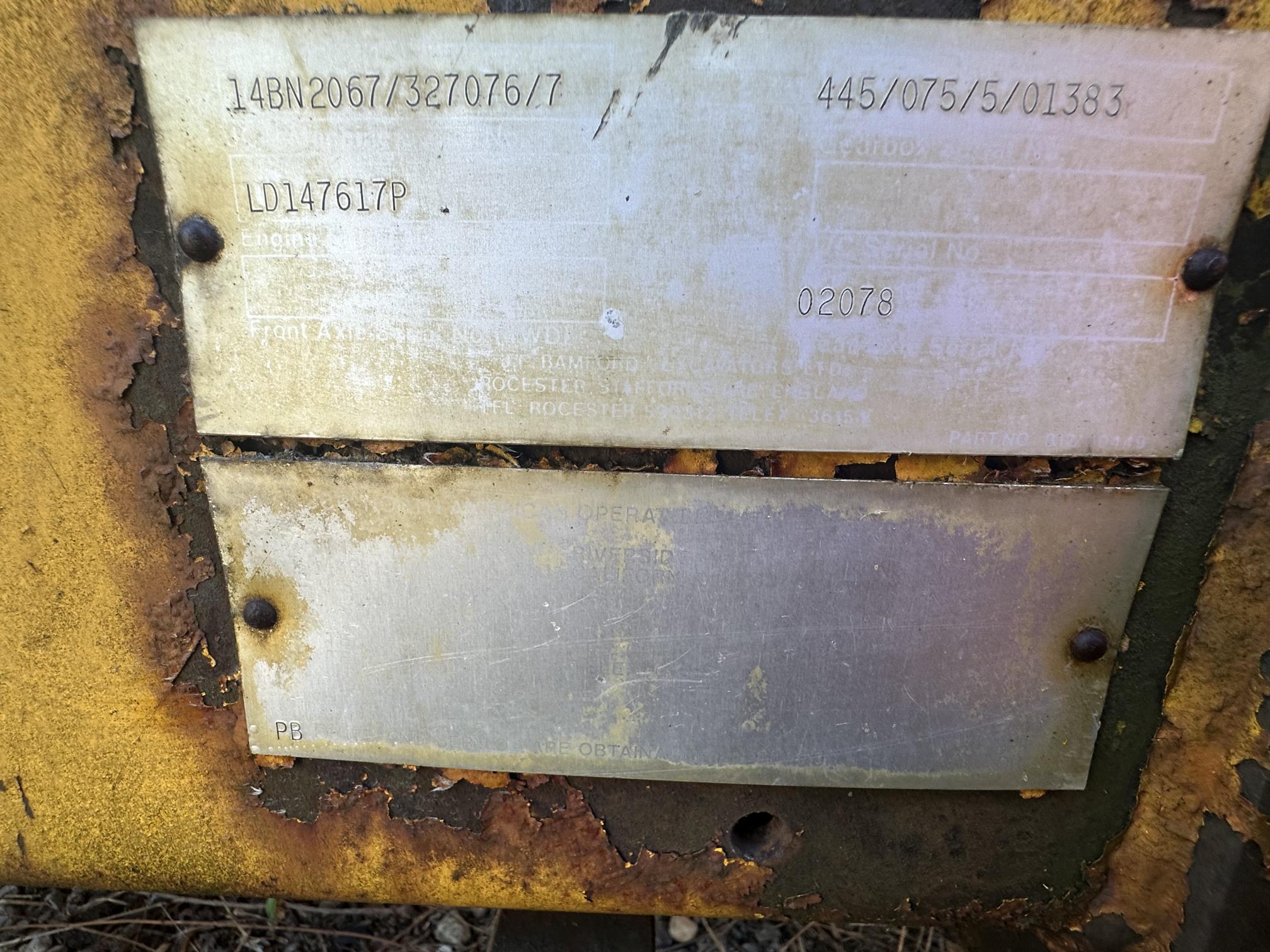 1987 JCB 1400B - view 17 of 17