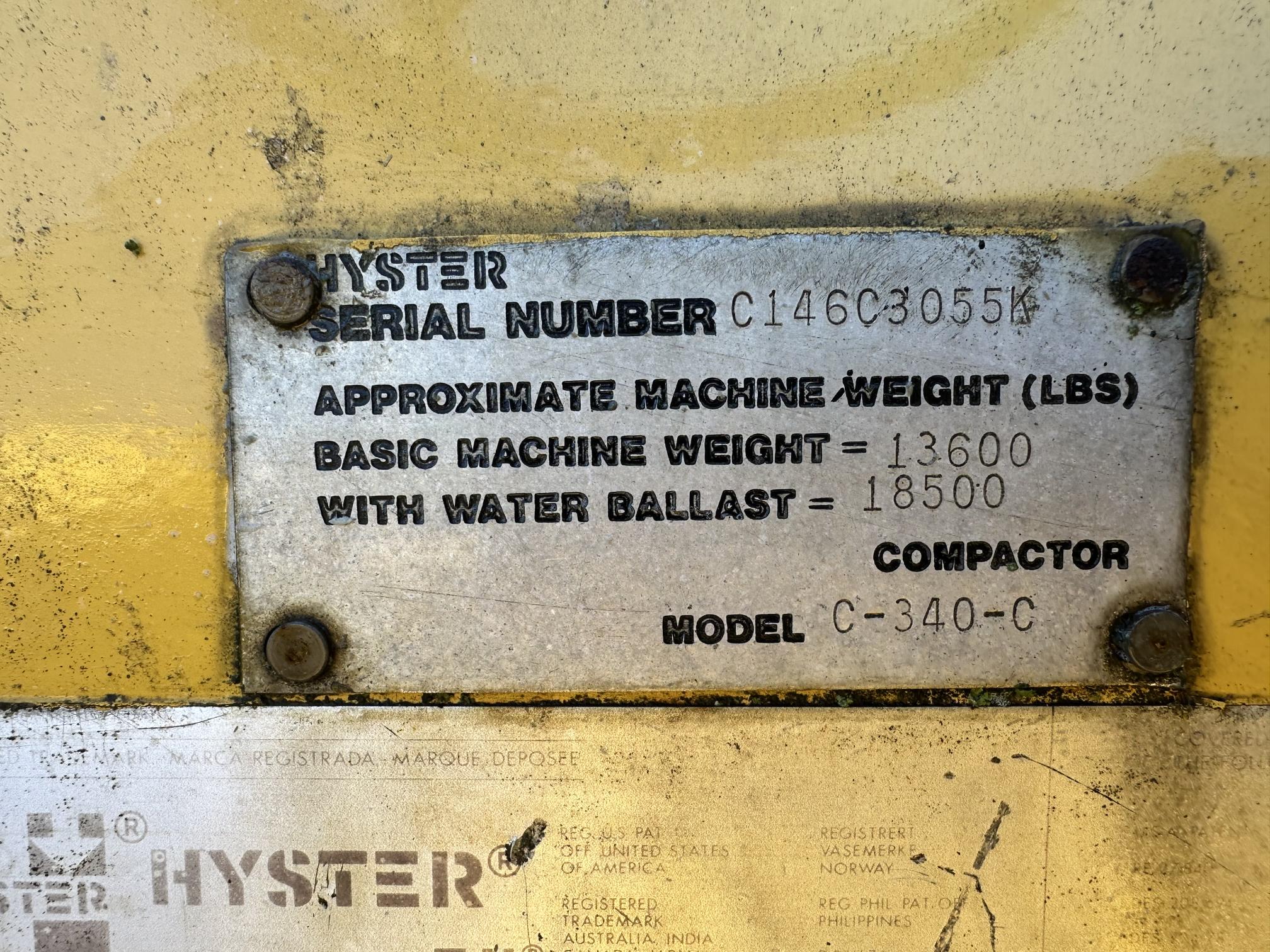 1989 HYSTER C-340-C - Image 27