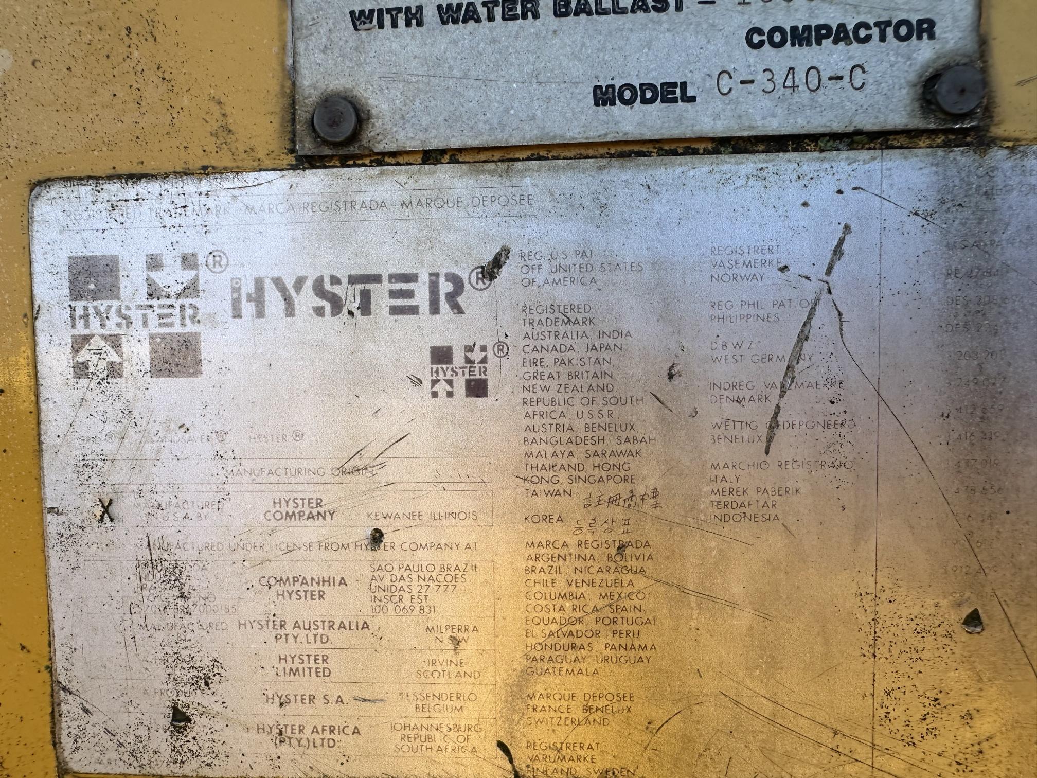 1989 HYSTER C-340-C - Image 28