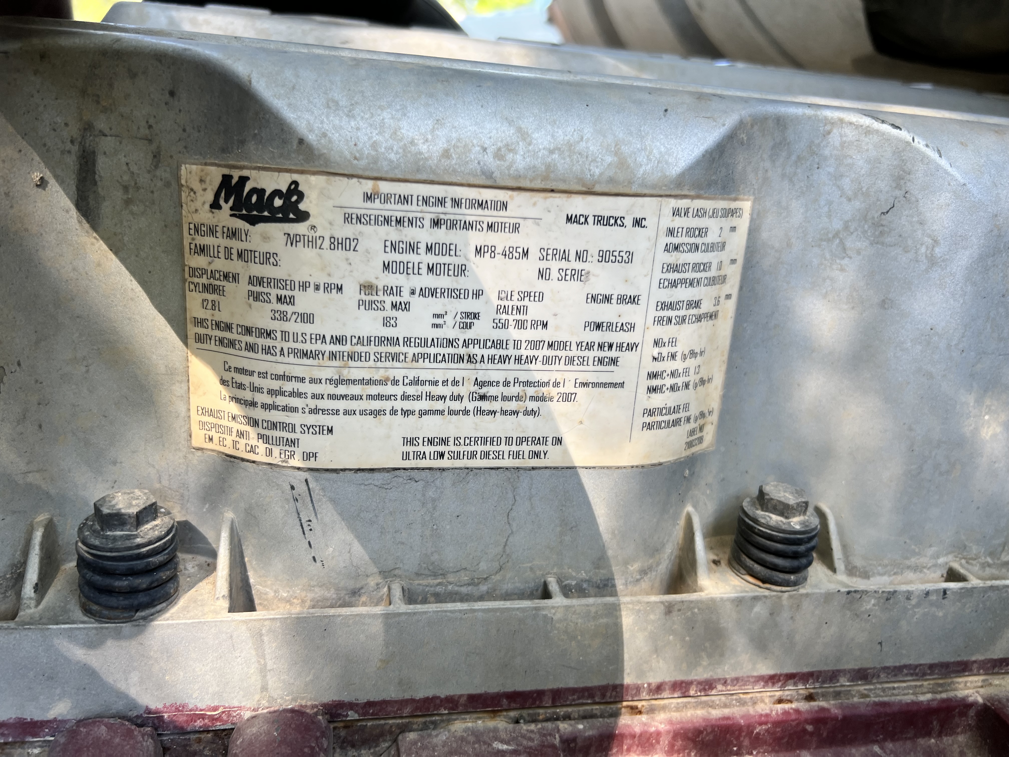 2008 MACK GU713 - Image 19