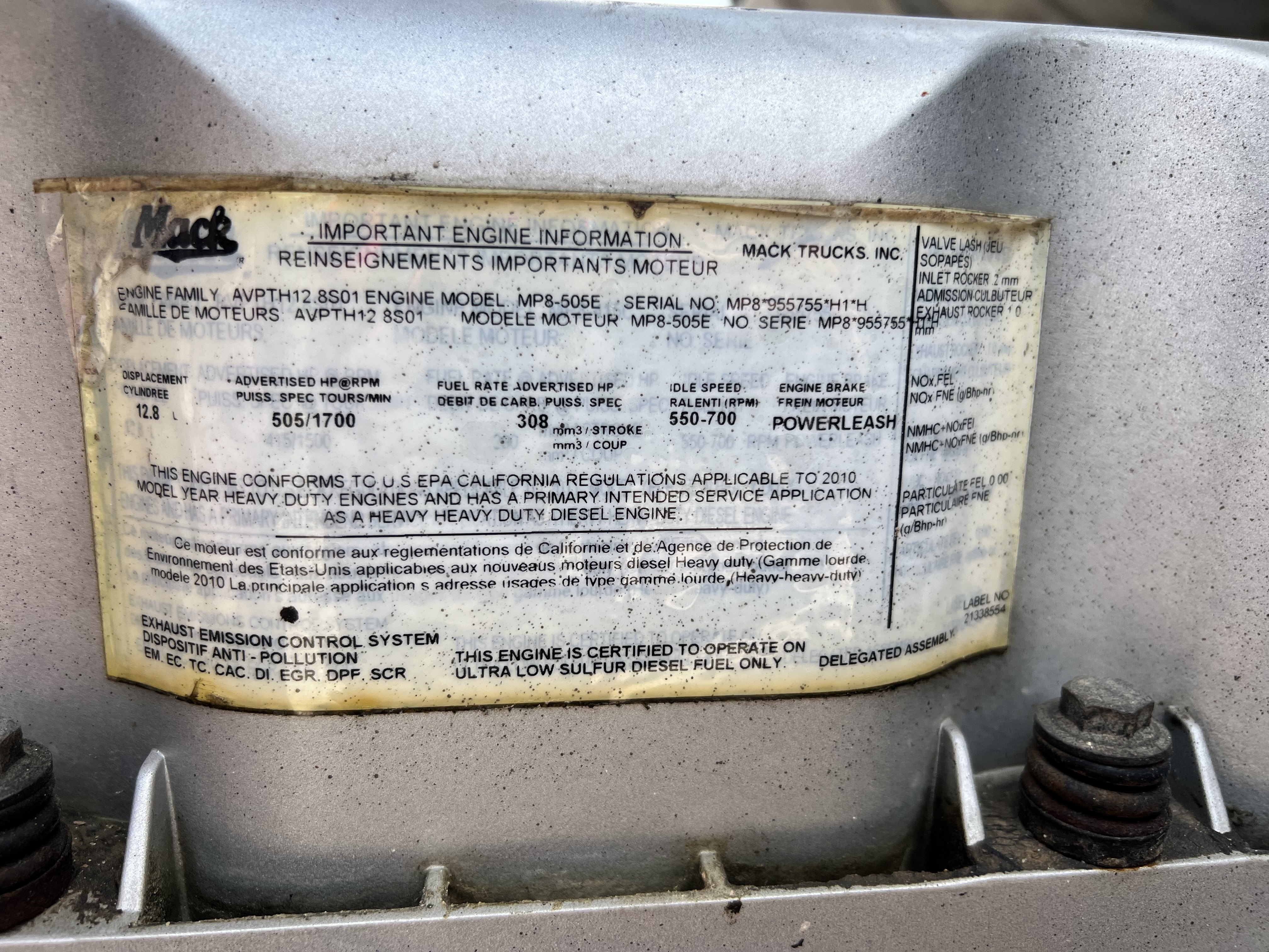 2012 MACK CXU613 - Image 22