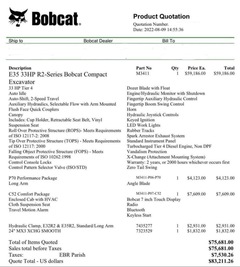 2022 BOBCAT E35 - Image 29
