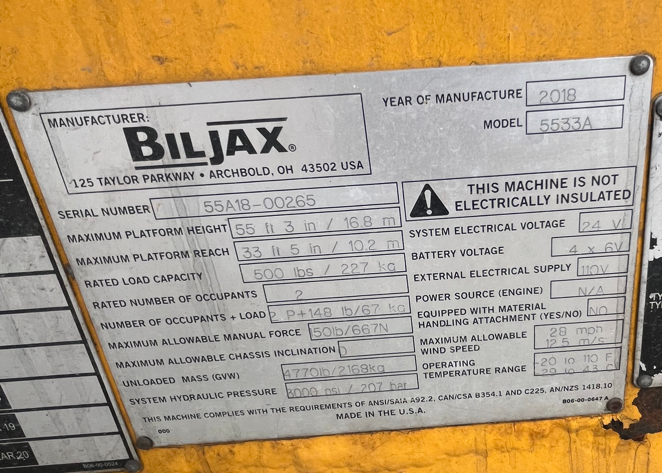 2018 HAULOTTE 5533A - Image 12