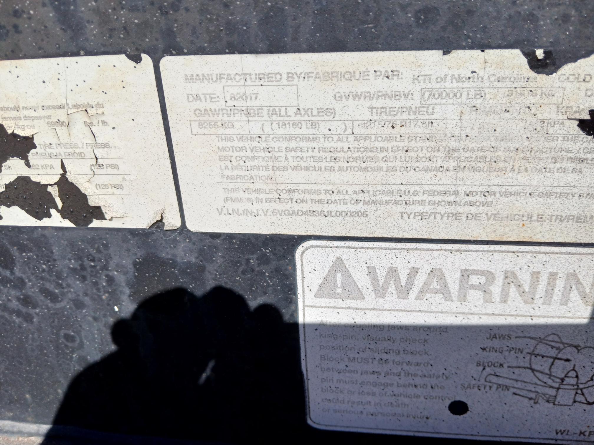 2017 KAUFMAN Tri-Axle - view 9 of 12