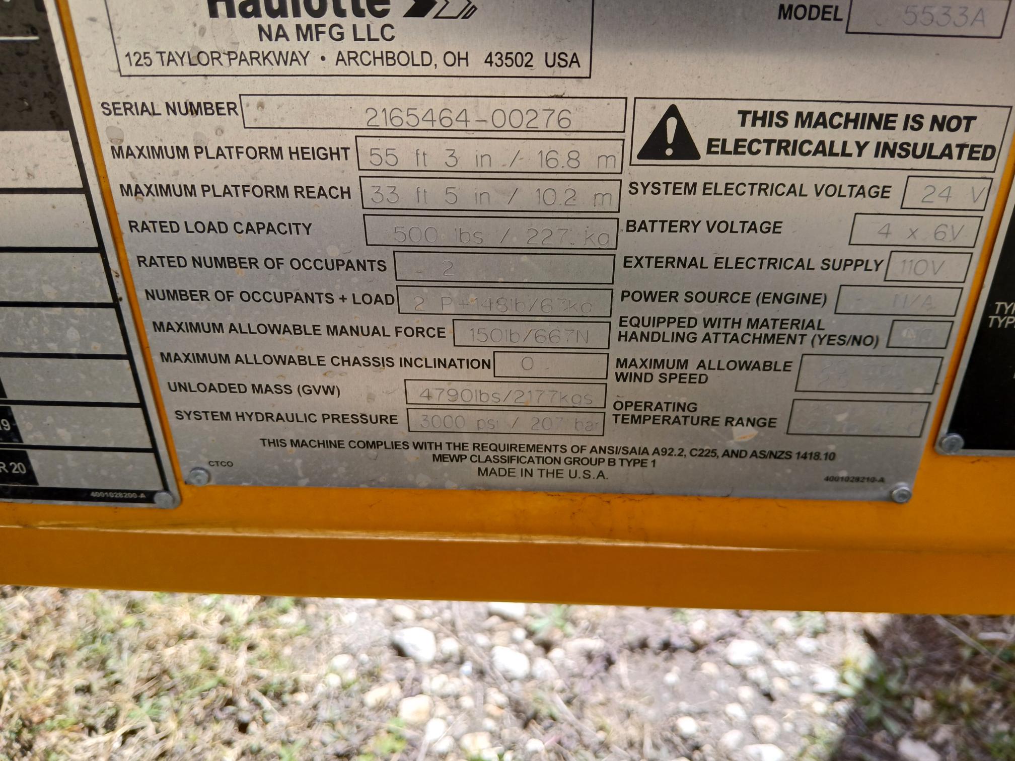 2025 HAULOTTE 5533A - view 9 of 11