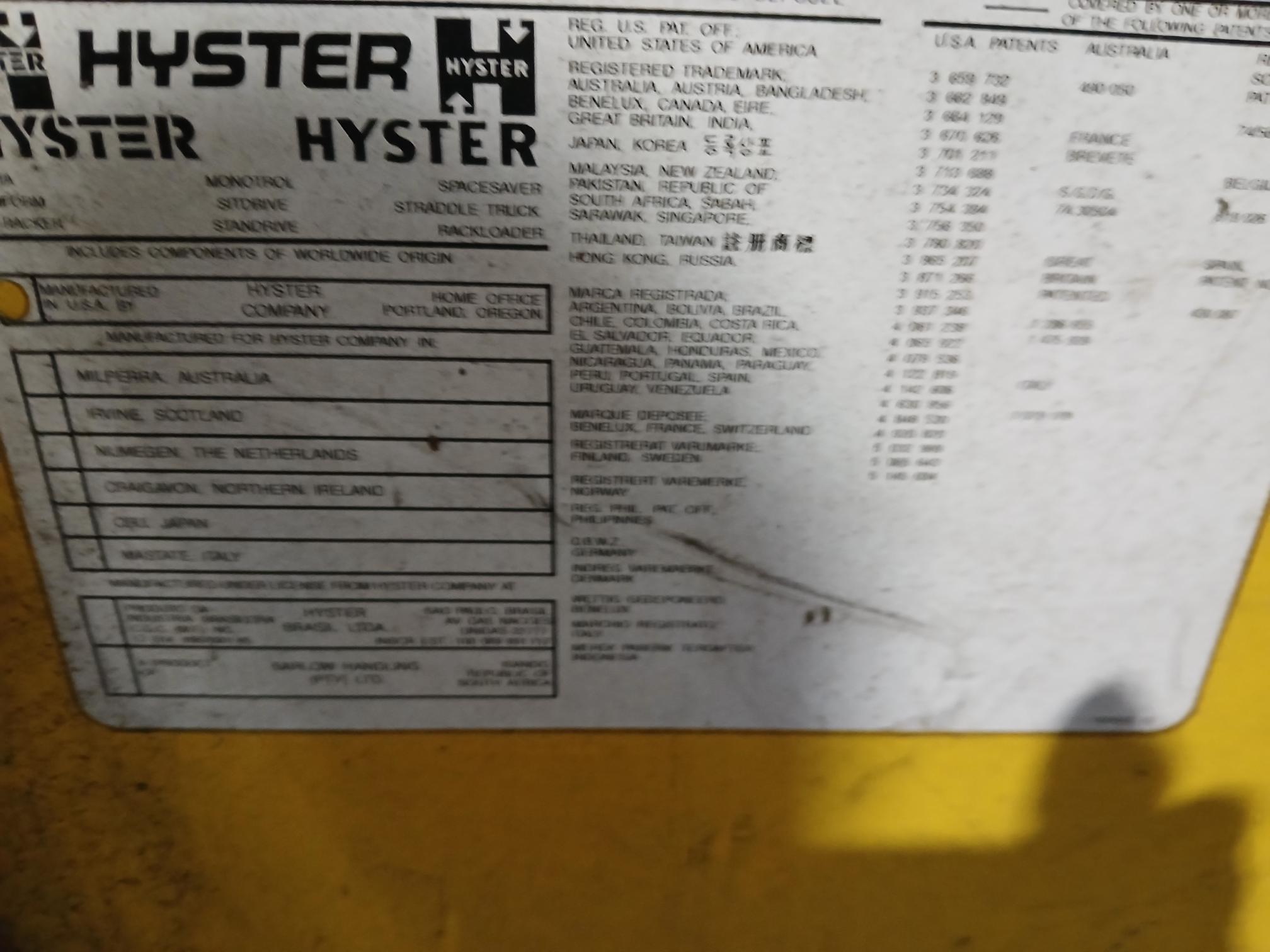 2017 HYSTER 40-E30H5D3 - Image 8