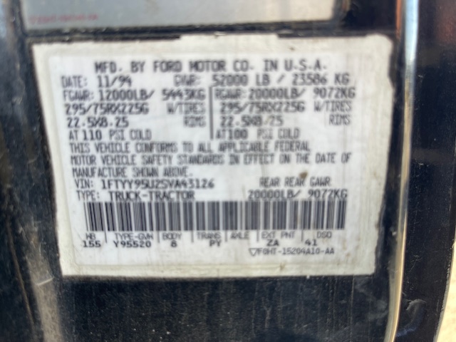 1995 FORD L-9000 AeroMax - Image 13