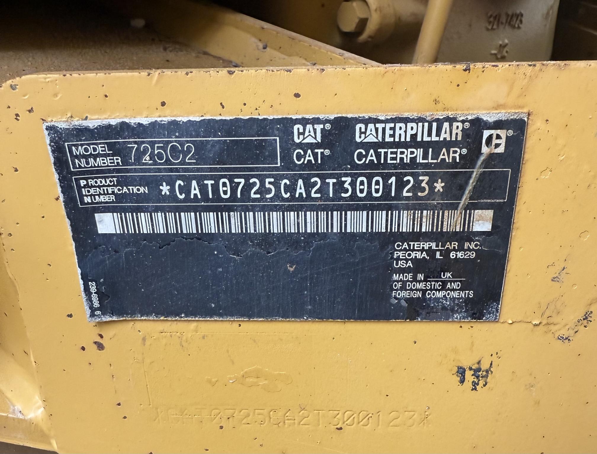 2016 CATERPILLAR 725 C2 - Image 14