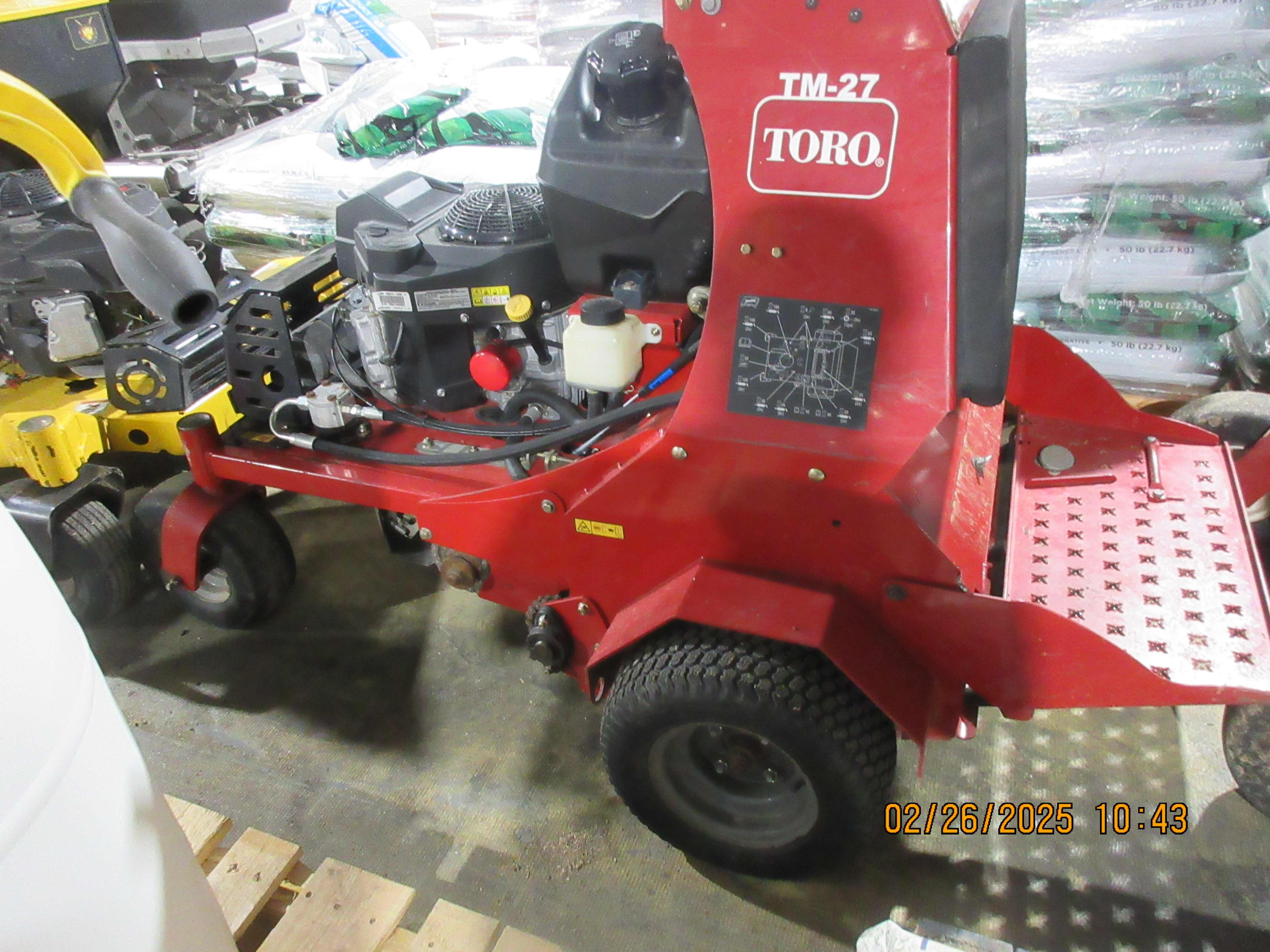 2017 TORO TM27 Stand-on Aerator