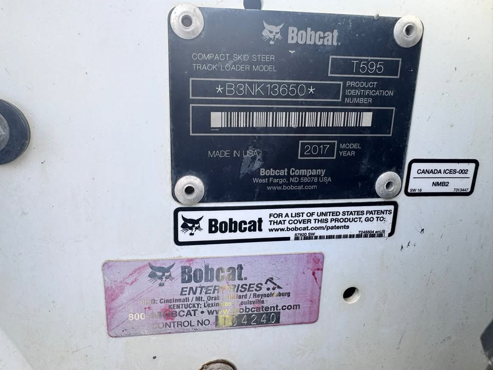 2017 BOBCAT T595 - Image 13