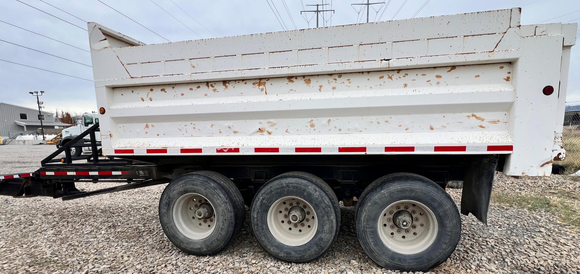 1997 POWER-FLOW 16' Tri-Axle Dump Pup
