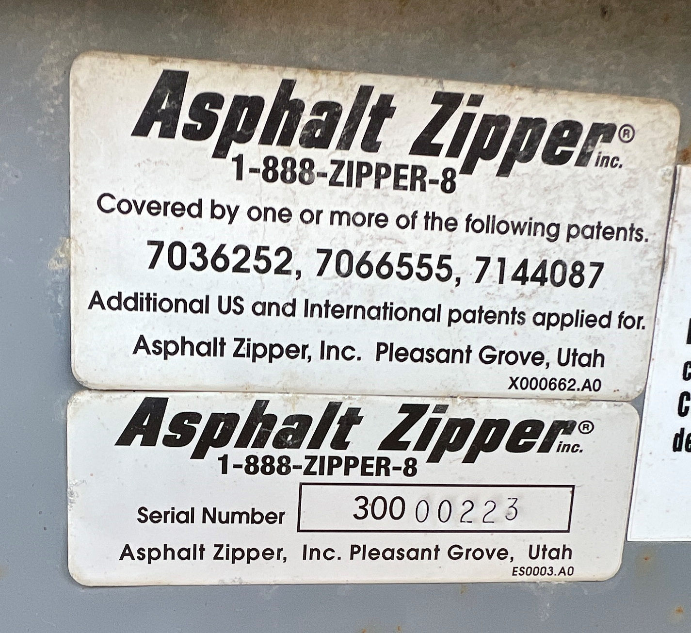 1998 ASPHALT ZIPPER AZ300 - Image 7