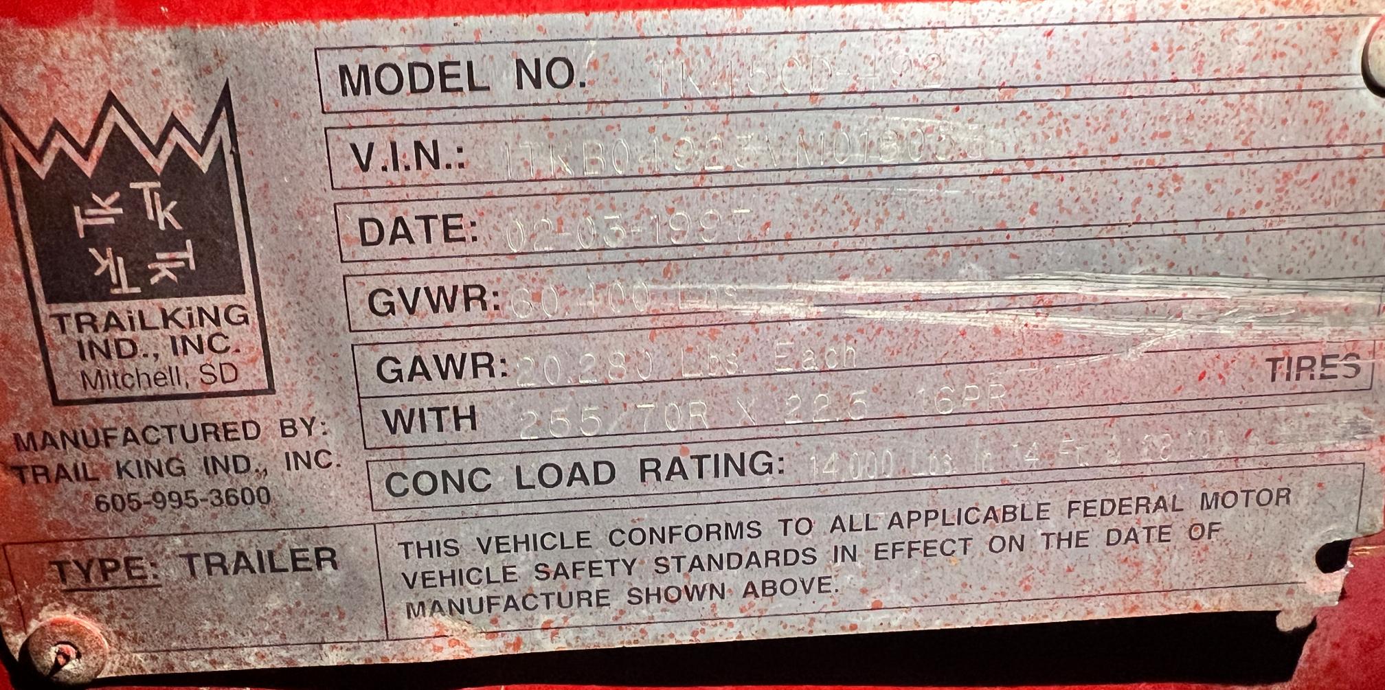 1997 TRAIL KING 49' X 102" - Image 33