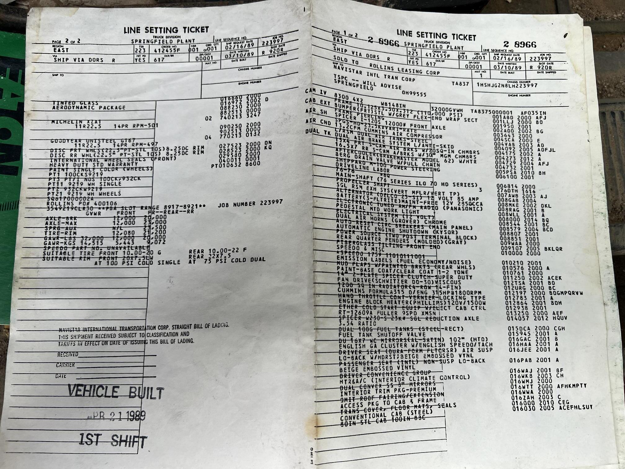 1990 INTERNATIONAL 8300 Eagle - Image 43