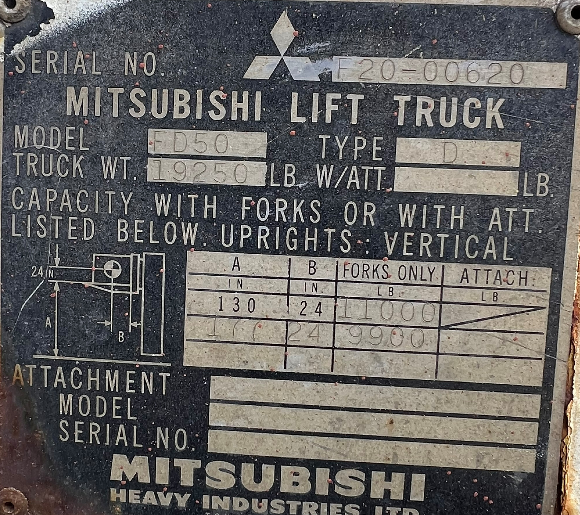 1986 MITSUBISHI FD50 D - Image 17