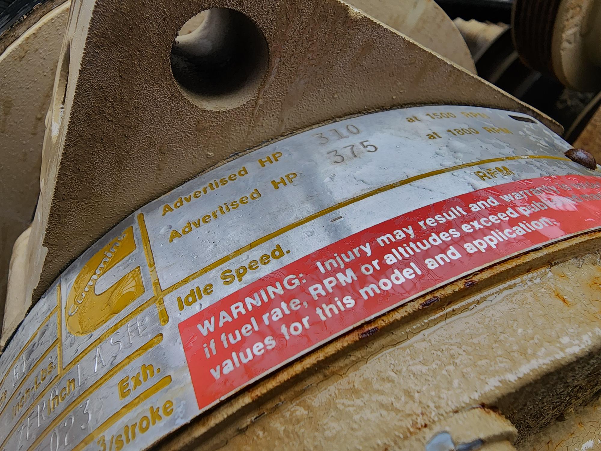 1989 CUMMINS NT 855GS4 Power Genset - Image 10