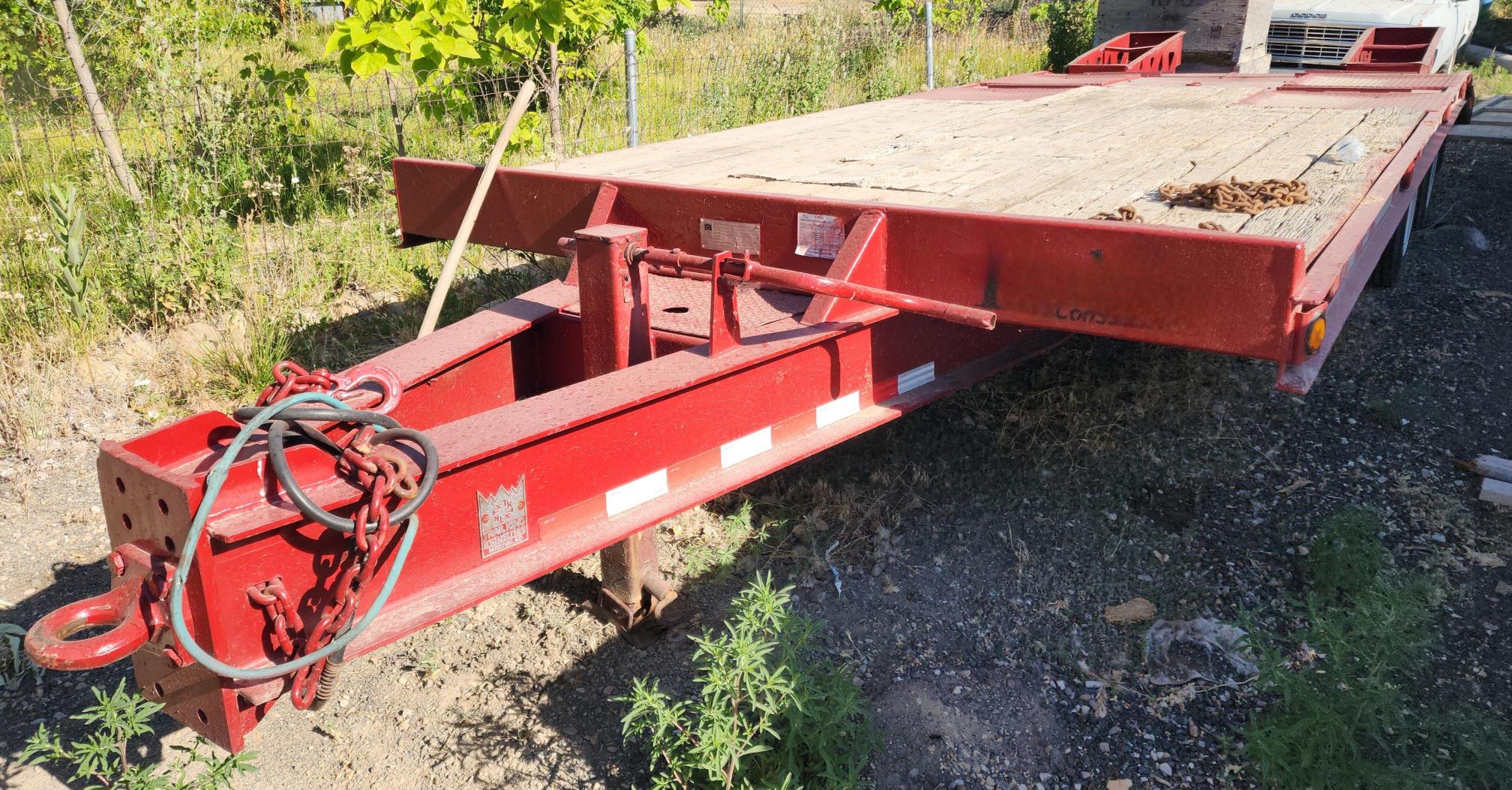 1999 TRAIL KING TK40LP-2400 Tilt Deck
