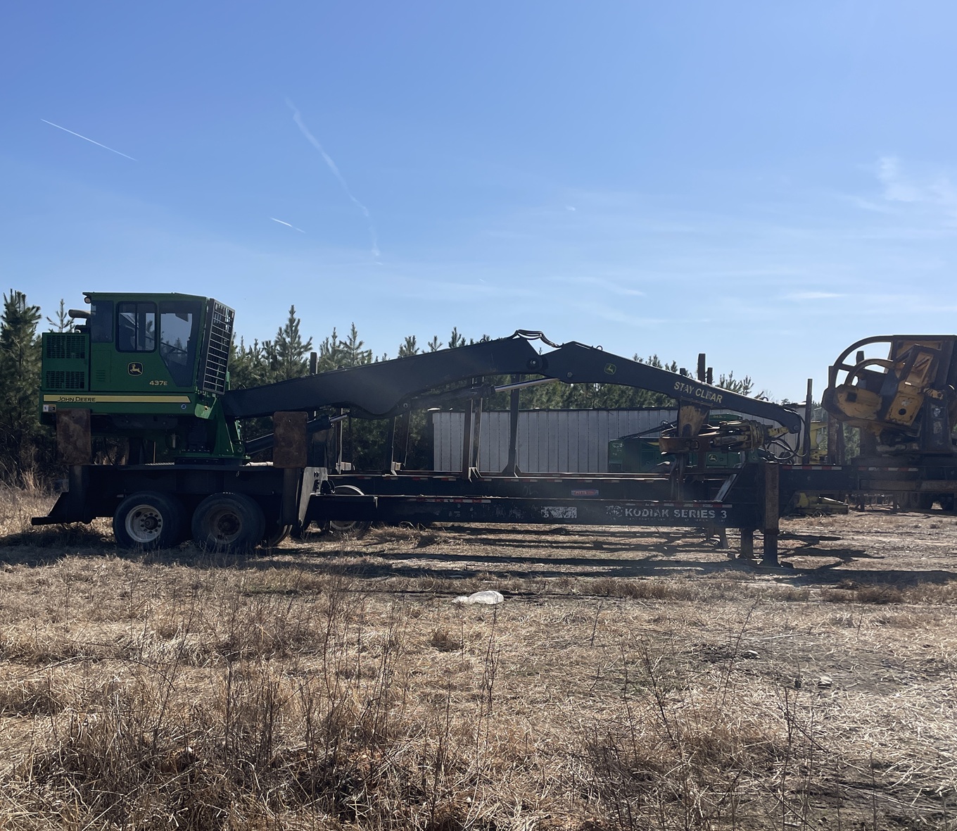 2017 JOHN DEERE 437E Knuckleboom Loader w CSI 264 Delimber - view 4 of 21