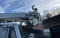 1990 INTERNATIONAL 4900 Pittman Pole Cat Digger Derrick - Image 3