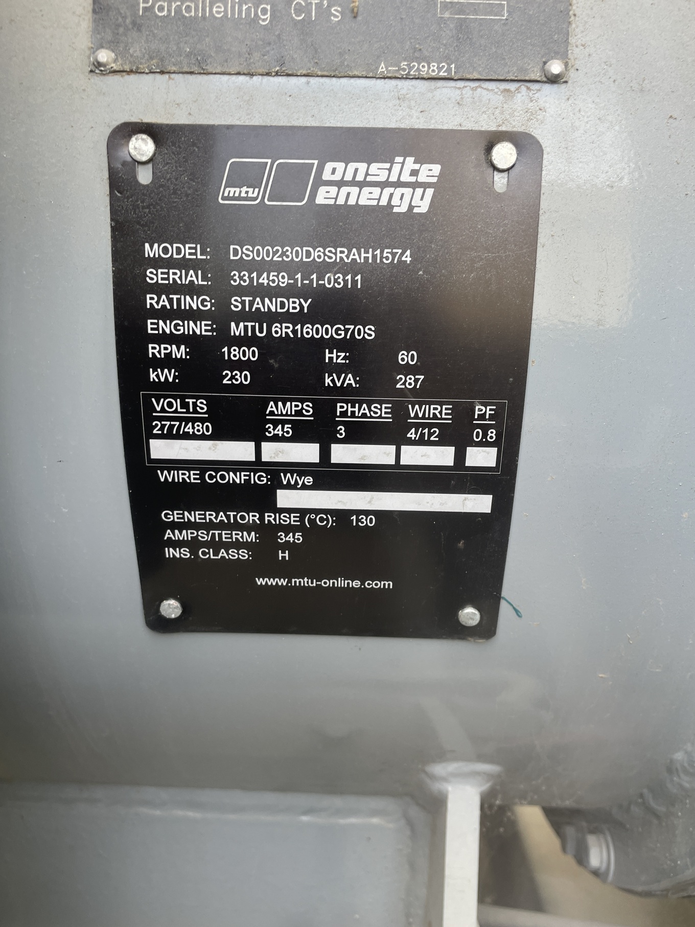 2010 MTU DS00230D6SRAH1574 - Image 16