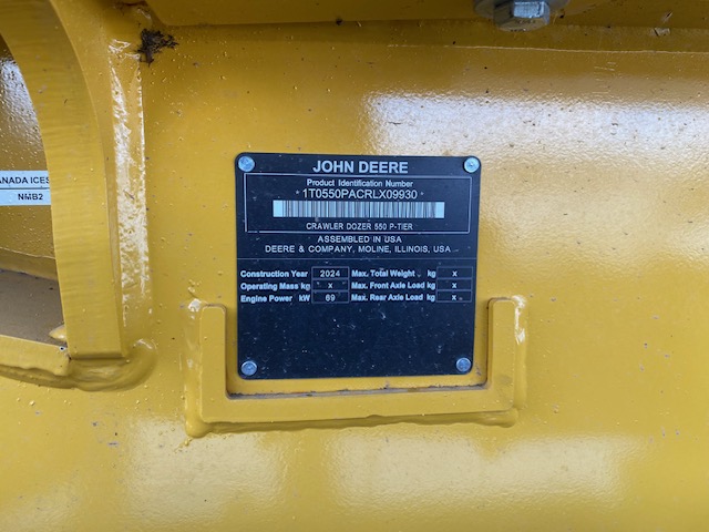 2024 DEERE 550P Tier - view 13 of 14