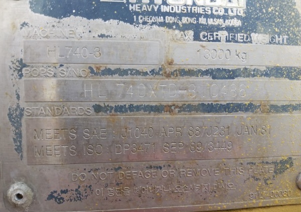 2002 HYUNDAI HL740-3 - view 10 of 10