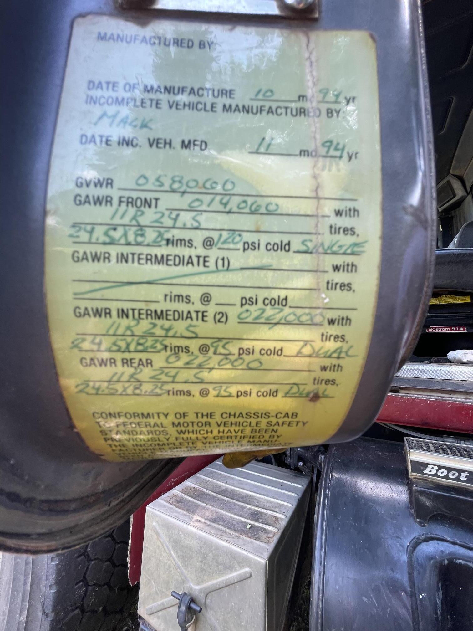 1995 MACK RD688S - view 17 of 29