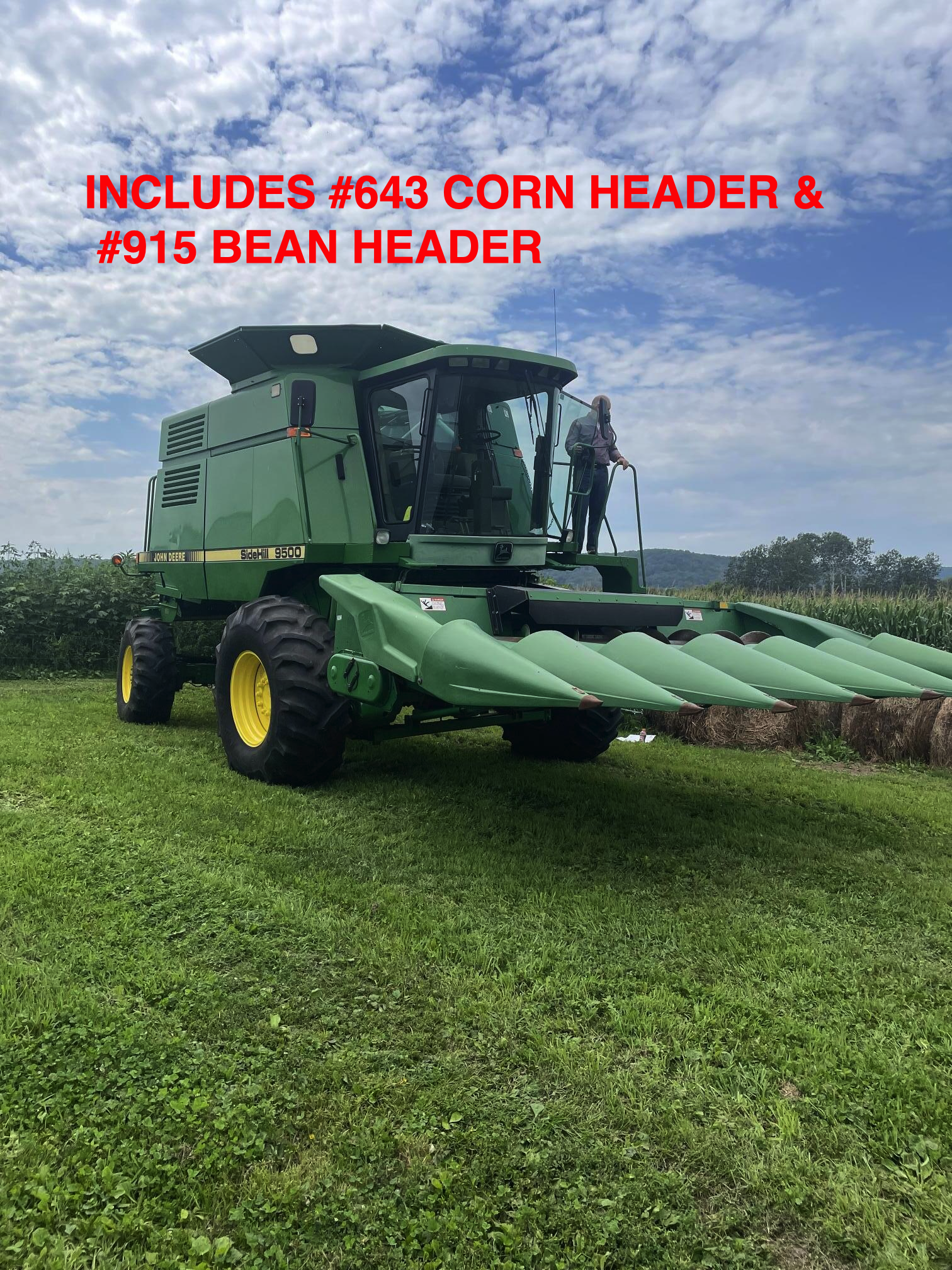 1996 JOHN DEERE 9500 Sidehill combine