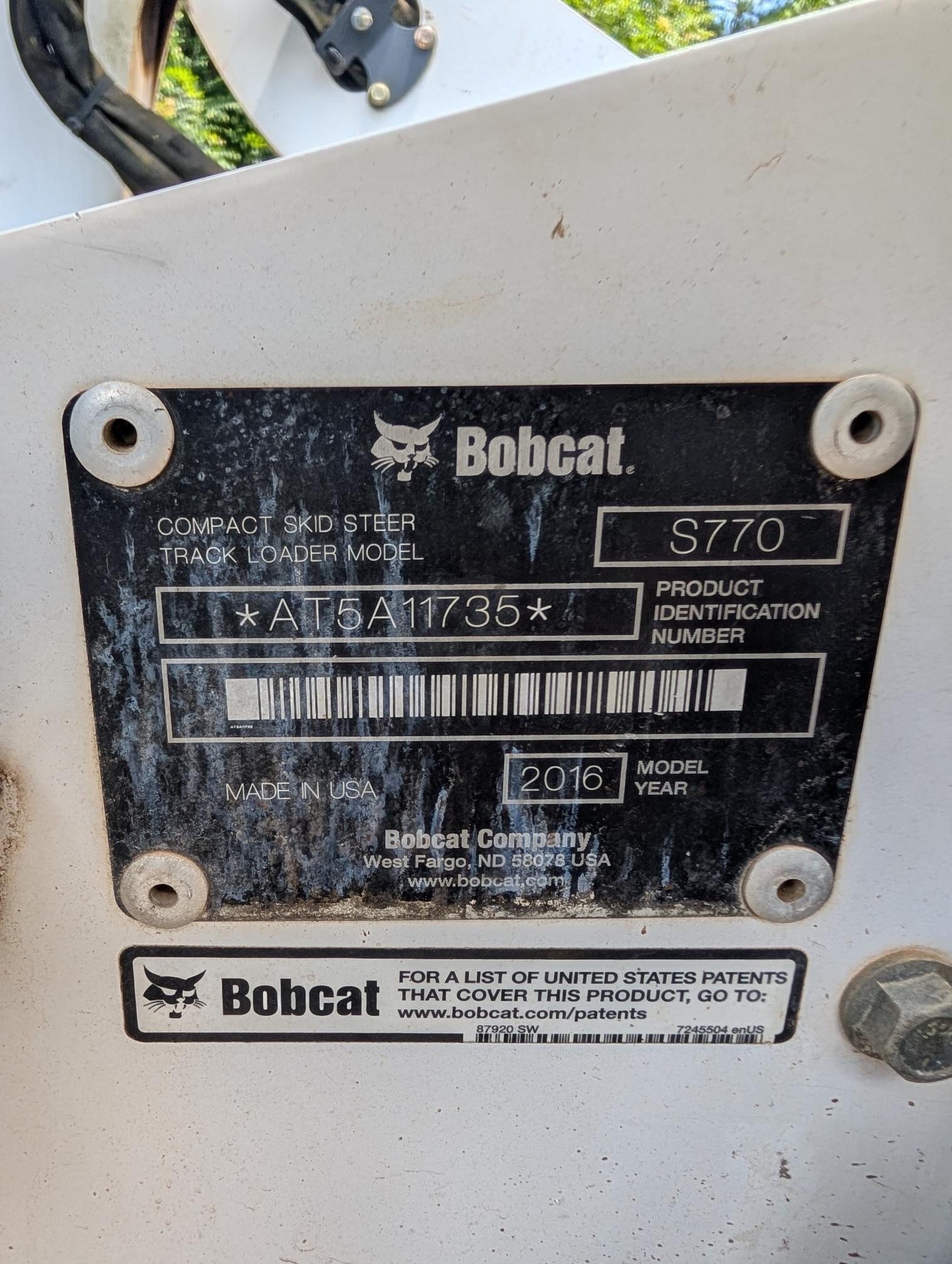 2016 BOBCAT S770 - Image 30