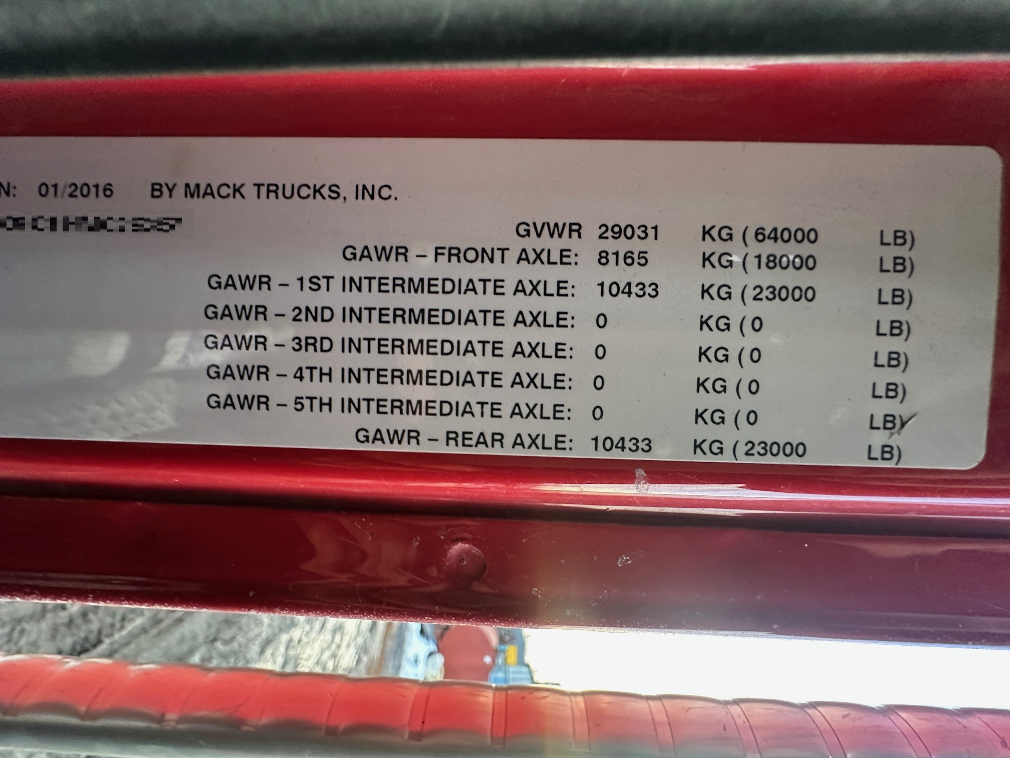 2017 MACK Granite GU713 - Image 46