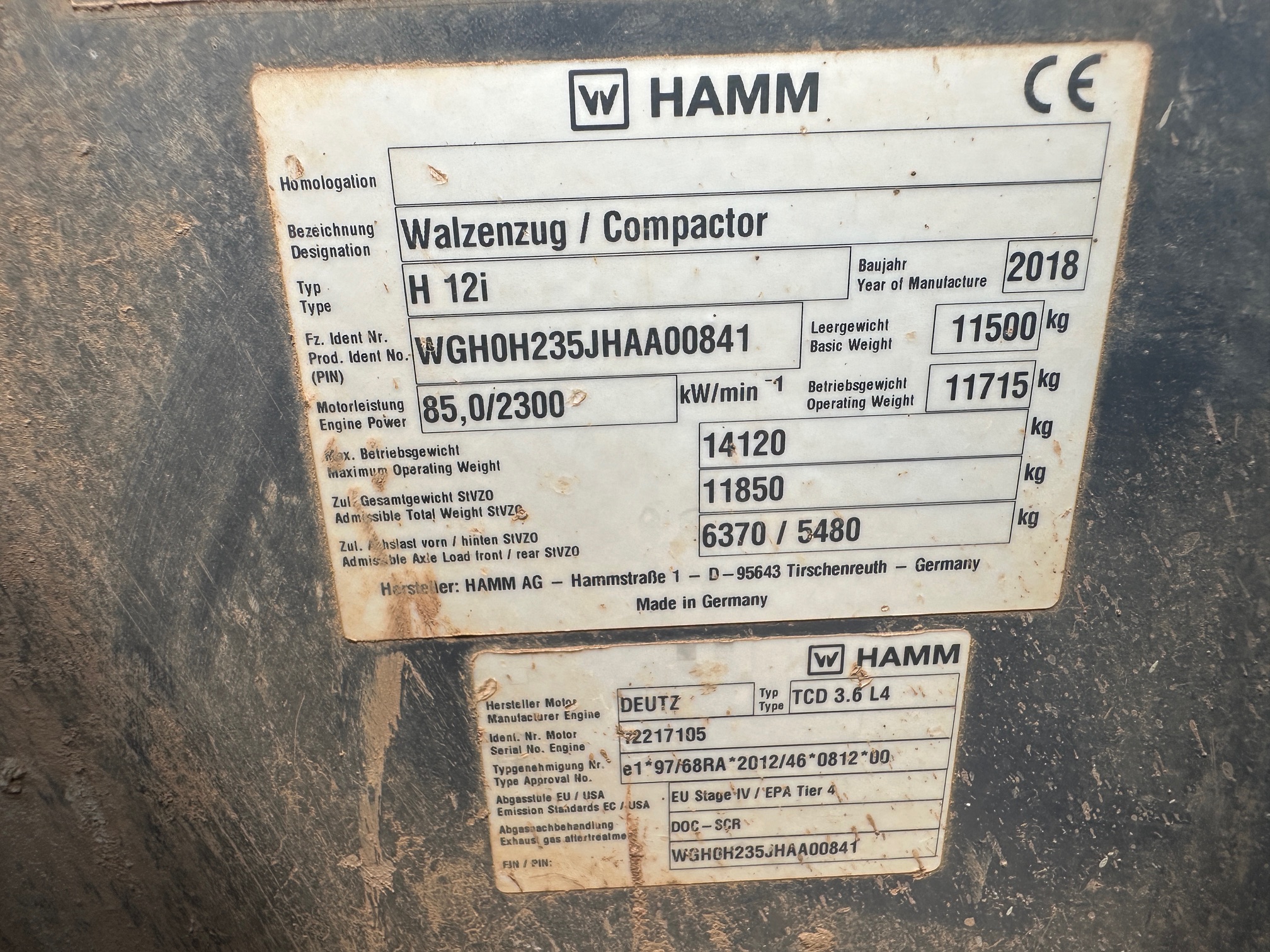 2018 HAMM H12i - Image 24