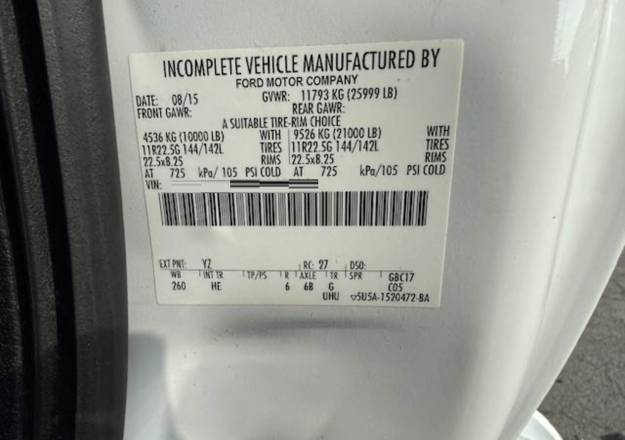 2016 FORD F750 - Image 31