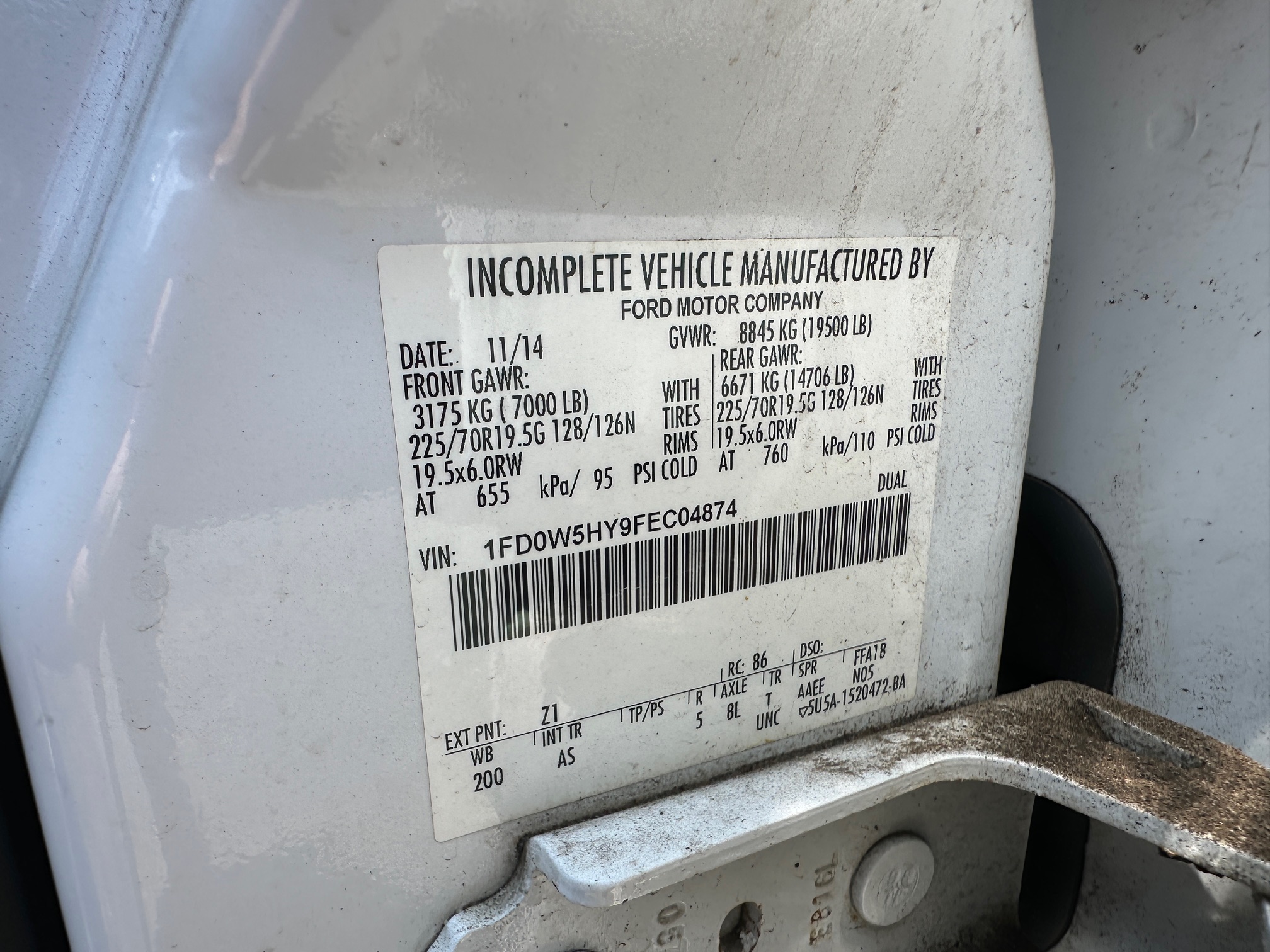 2015 FORD F550 Dump Body - Image 27