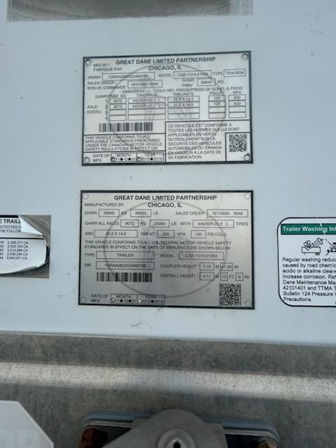 2016 GREAT DANE 53' Dry Van - view 2 of 11