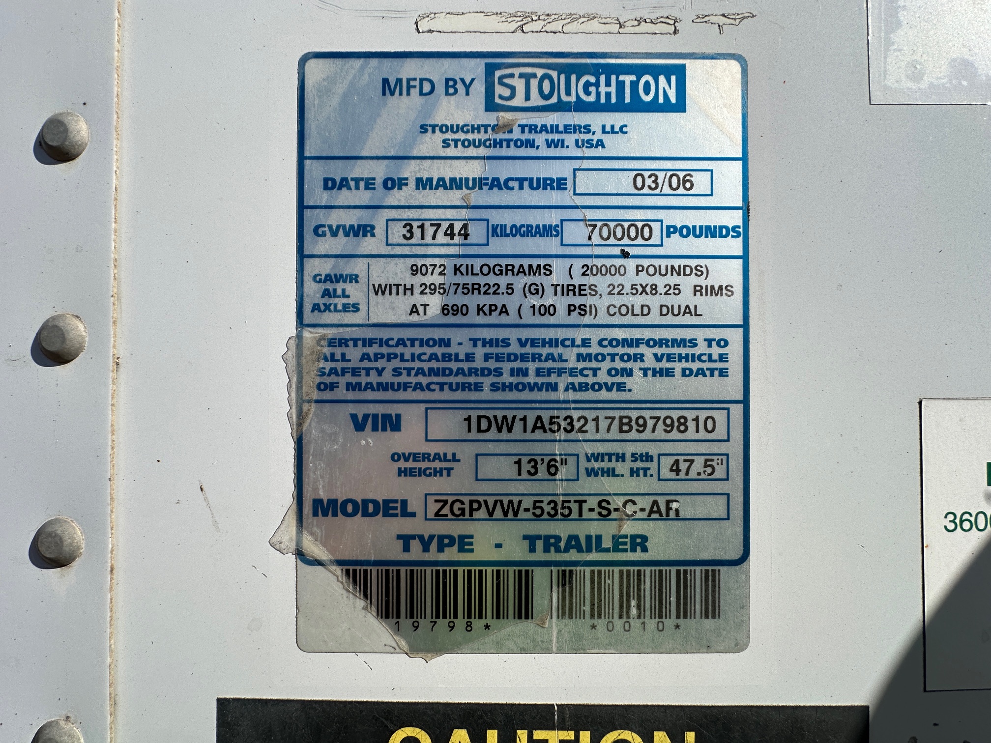 2007 STOUGHTON 53 FT. - Image 25