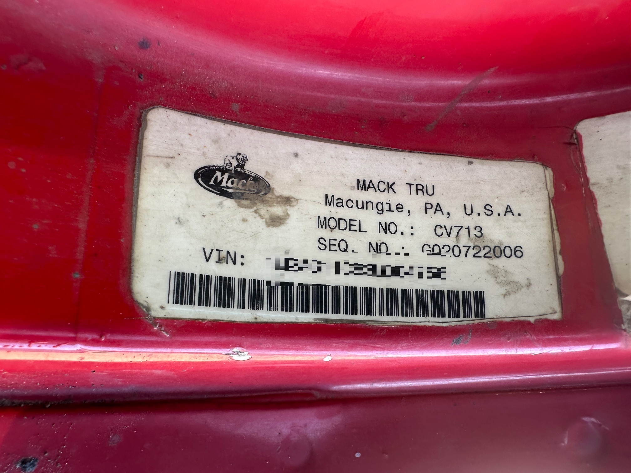 2003 MACK Granite CV713 - Image 52