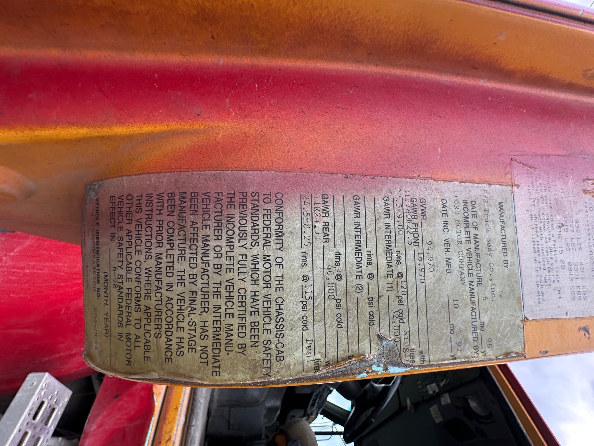 1998 FORD 9500 - Image 34