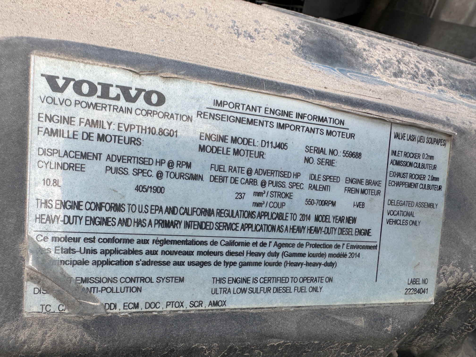 2015 VOLVO VAH - Image 33